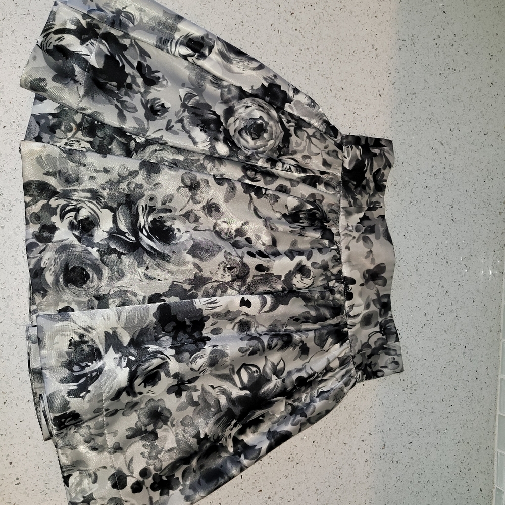 Satin Floral Print Skirt from H&M